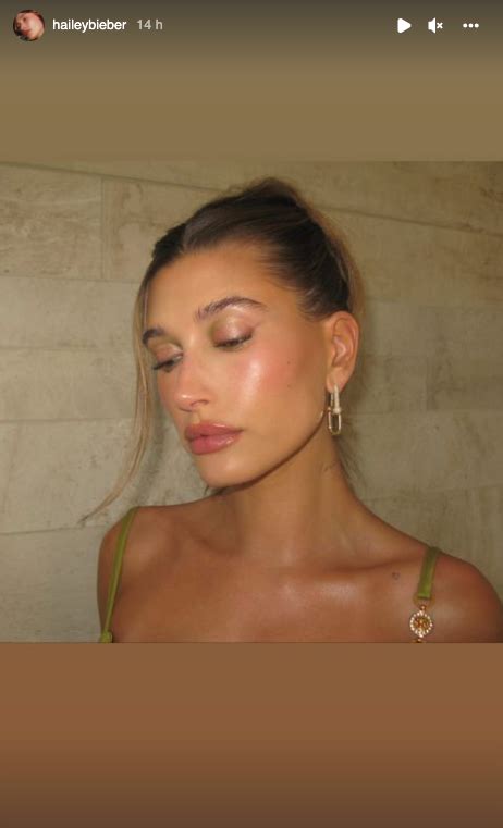 Hailey Bieber's green Versace wedding guest dress is amazing